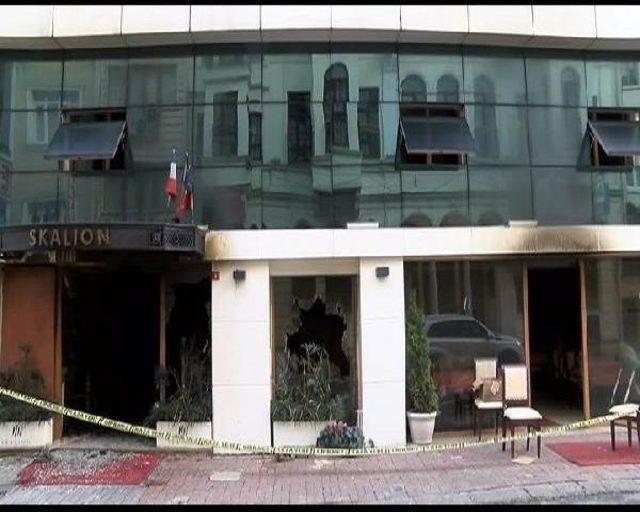 Fatih te Yangın Çıkan Otelde Savcı Inceleme Yaptı 1