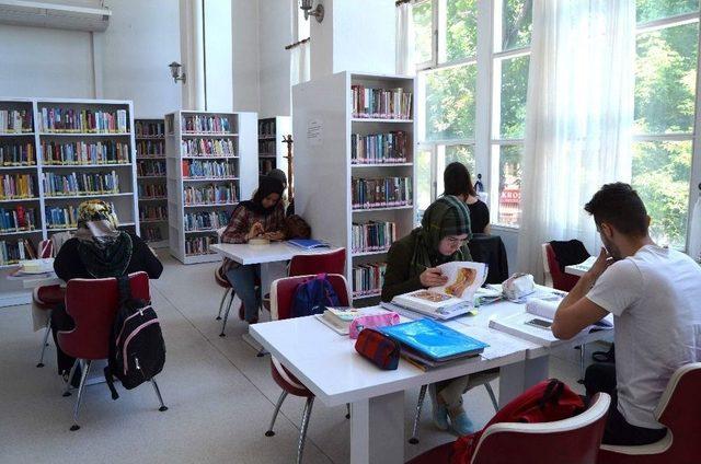 K&uuml;t&uuml;phanede Lys Yoğunluğu 1