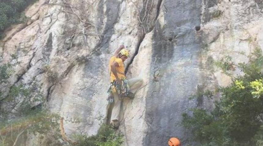 Milli Dağcı 8 Bin Metrelik Tırmanış &Ouml;ncesi İznik&rsquo;te Antrenman Yaptı