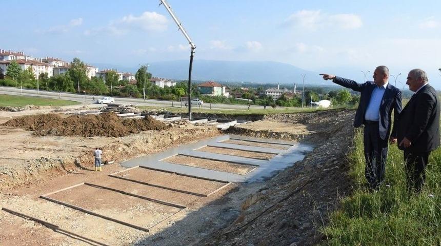 G&uuml;reş Alanında Hummalı &Ccedil;alışma S&uuml;r&uuml;yor