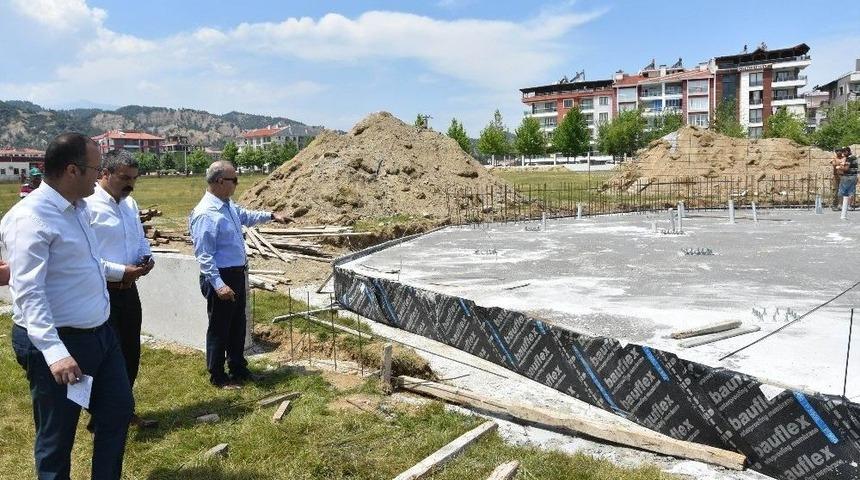 Masal Ormanı Parkında Çalışmalar Sürüyor