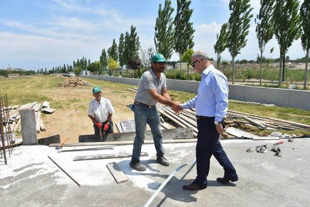 Masal Ormanı Parkında Çalışmalar Sürüyor