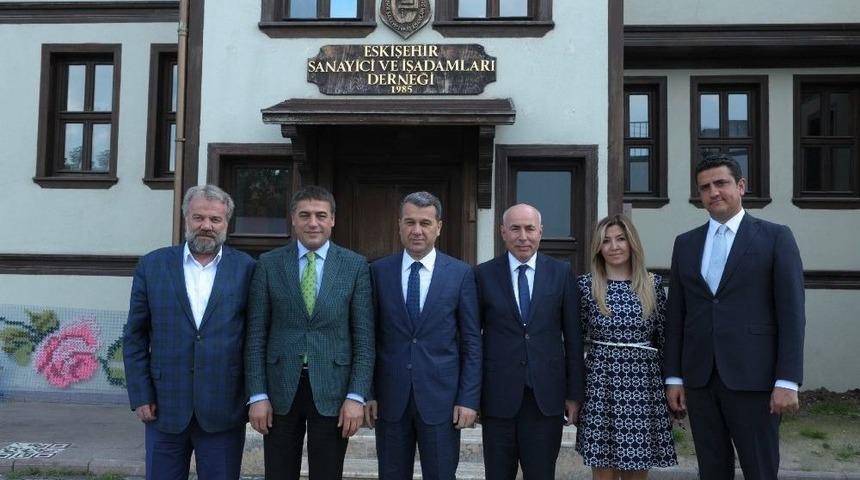 Vali &Ccedil;elik, Esiad Y&ouml;netimini Ziyaret Etti