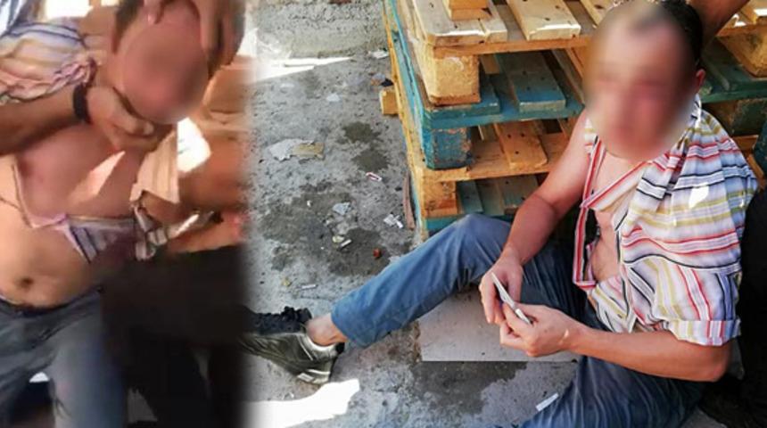 K&uuml;&ccedil;&uuml;k &ccedil;ocuğu &ccedil;ikolata ile kandırmaya &ccedil;alışan sapığı lin&ccedil;ten polis kurtardı