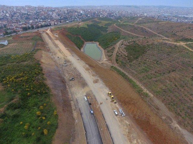 Gebze Beylikdağı’nda Çevre Yolu Çalışması Yapılıyor