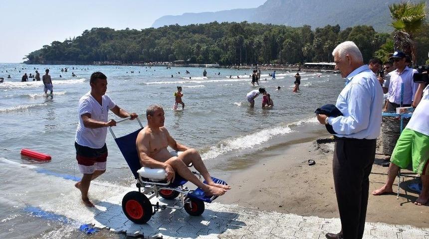 Muğla&rsquo;da B&uuml;y&uuml;kşehir İle Engelsiz Plajlar Artıyor