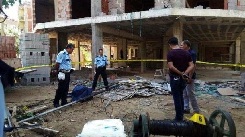&Uuml;zerine Vin&ccedil; Makarası D&uuml;şen Inşaat Iş&ccedil;isi &Ouml;ld&uuml;