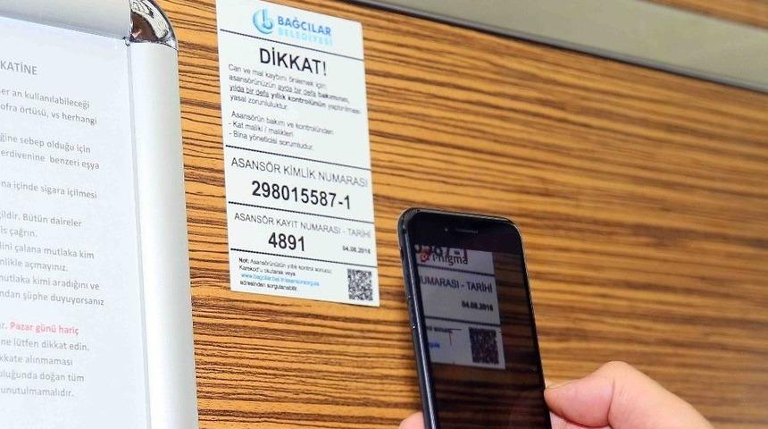 Bağcılar&rsquo;daki Asans&ouml;rlerin Artık Kimliği Var