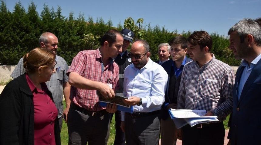 Başkan &Uuml;z&uuml;lmez&rsquo;den Kanalpark&rsquo;ta İnceleme