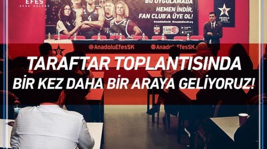 Anadolu Efes, Bu Sezon İkinci Kez &rsquo;taraftar Toplantısı&rsquo; D&uuml;zenliyor