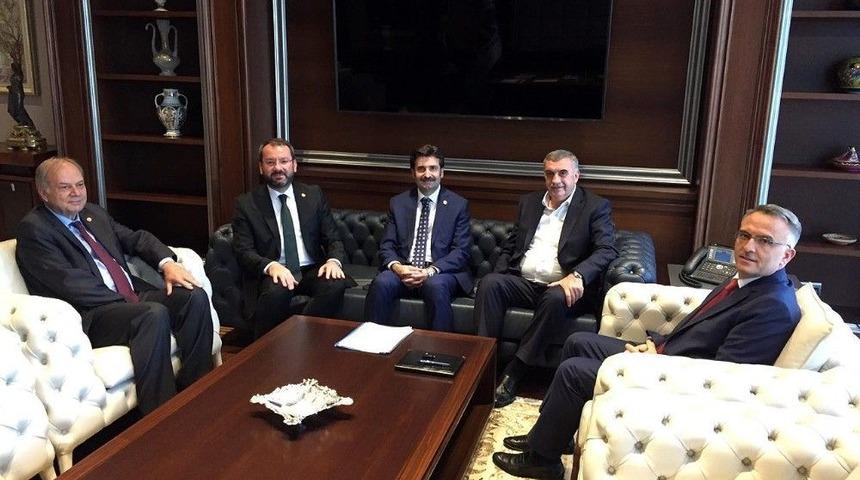 Başkan Toçoğlu, Bakan Ağbal İle Bir Araya Geldi