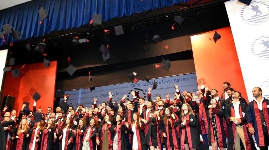 Om&uuml; Veterinerlik Fak&uuml;ltesinde Mezuniyet Coşkusu