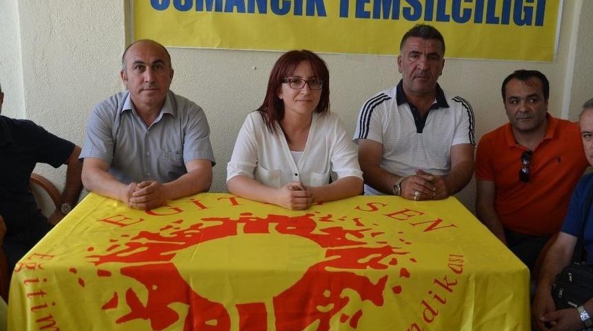 Eğitim-sen&rsquo;den Ayb&uuml;ke &Ouml;ğretmenin Ailesine Ziyaret