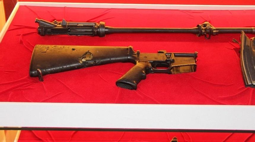 15 Temmuz Şehitlerinin M&uuml;himmatları Sergilendi