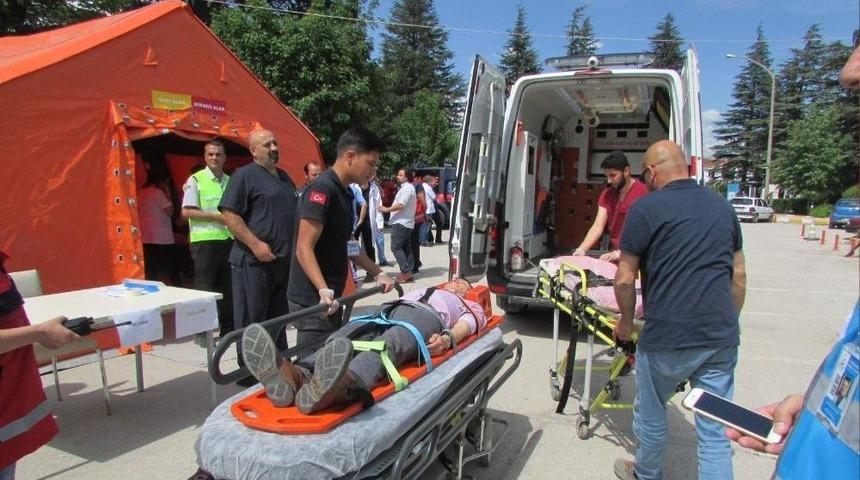 Hastanelerde Sivil Savunma Tatbikatları Yapıldı