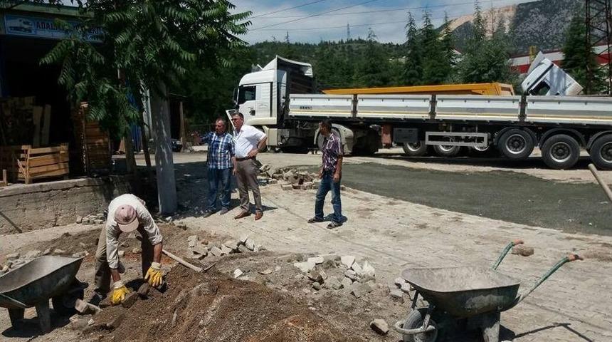 Vezirhan Yeni Sanayi Sitesinde &Ccedil;alışmalar Devam Ediyor