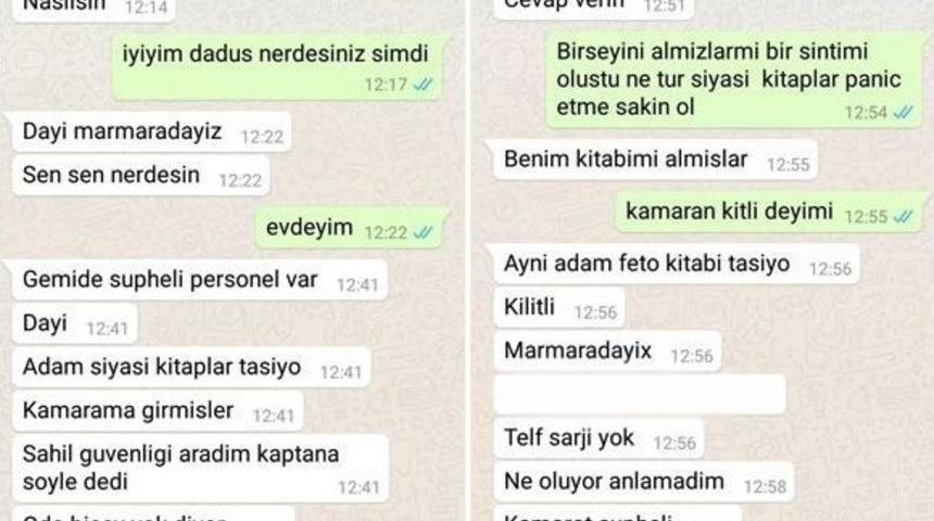 (&ouml;zel Haber) &rsquo;gemide Fet&ouml;&rsquo;c&uuml; Var&rsquo; Mesajı Atıp Kaybolan Gemiciden Hala Haber Yok