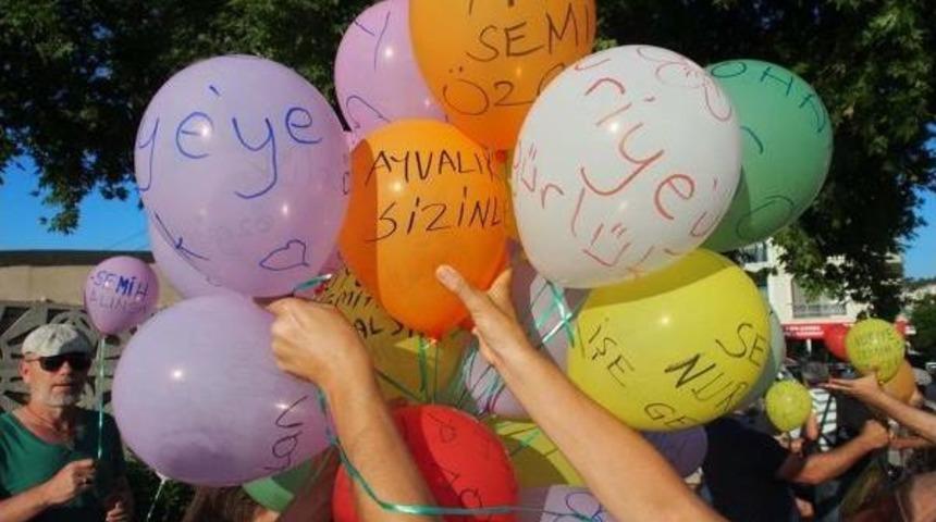 G&uuml;lmen Ve &Ouml;zak&ccedil;a'ya Balonlu Destek