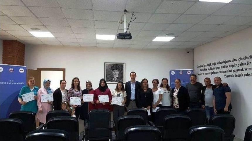 Ergene&rsquo;de Kadın &Ccedil;ift&ccedil;ilere Sertifika