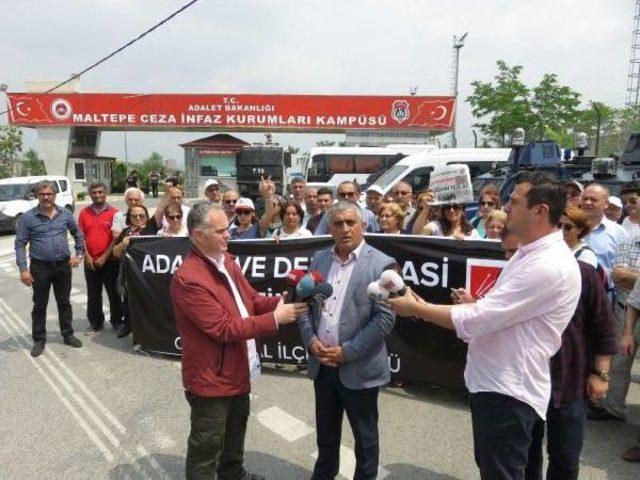 Maltepe Cezaevi Önünde Chp'den Adalet Nöbeti