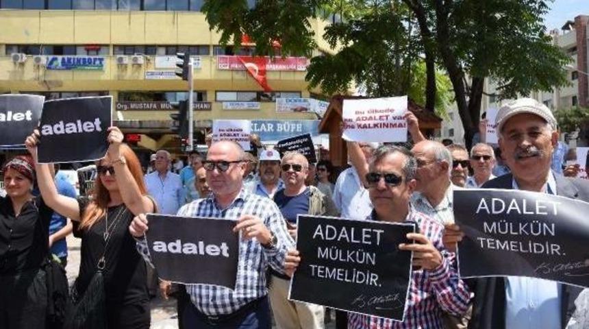 Chp Muğla'dan Da 'adalet Y&uuml;r&uuml;y&uuml;ş&uuml;'ne Destek