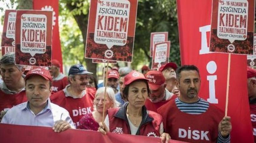 Disk'ten Kıdem Tazminatı Eylemi