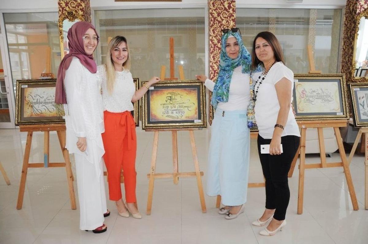 Kaligrafi Sergisi A&ccedil;ılmadan Eserler Satıldı