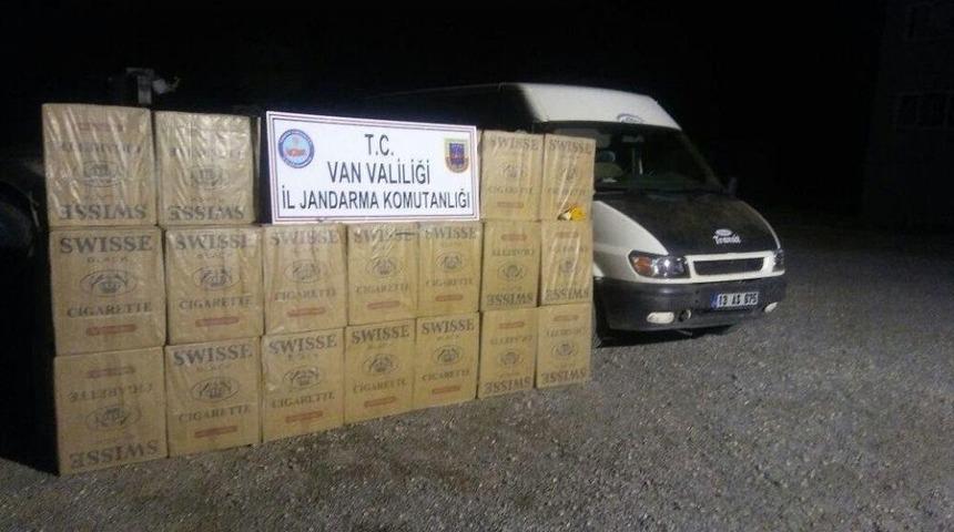 Başkale&rsquo;de 27 Bin Paket Ka&ccedil;ak Sigara Ele Ge&ccedil;irildi
