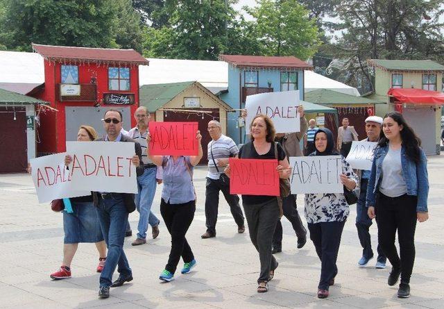 Düzce Chp’den Berberoğlu Yürüyüşüne Destek