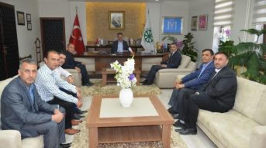 Şeker-iş Sendikası&rsquo;ndan Başkan H&uuml;seyin Akay&rsquo;a Ziyaret