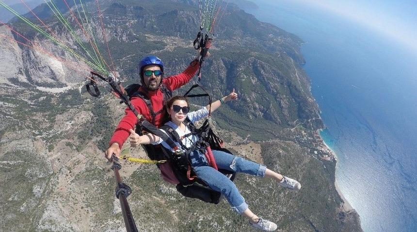 Yama&ccedil; Paraş&uuml;t&uuml;ne &Ccedil;inli Turist İlgisi