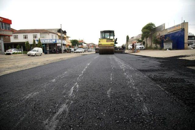 Erenlere Sorunsuz Altyapının Ardından Asfalt Atıldı