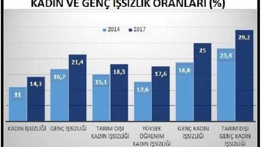 Disk-Ar: Kadın Ve Gen&ccedil; Işsizliğinde Tırmanış Hızlandı