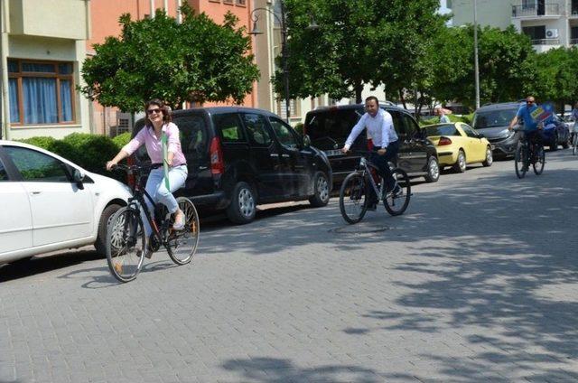 Trafiğin Önüne Geçmek İçin Bisiklet Hareketi Başlatıldı