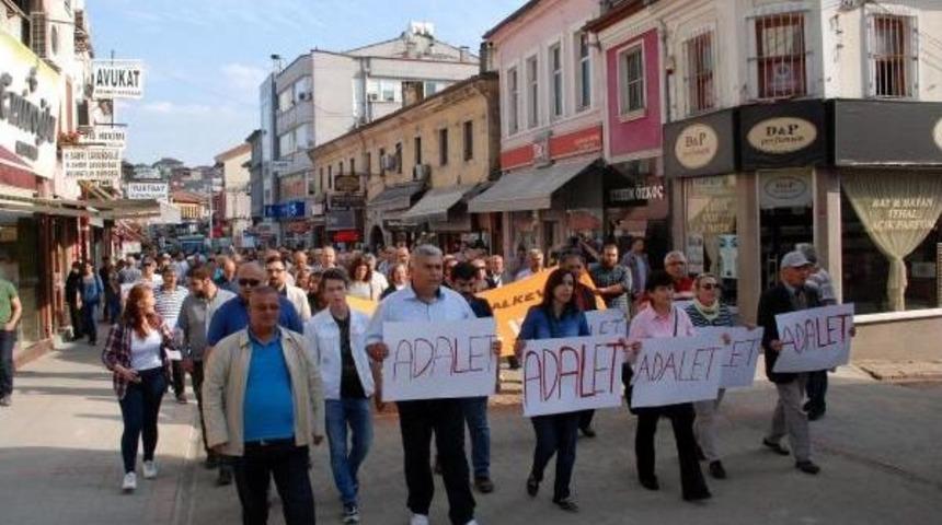 Bartın'da Chp'den  Berberoğlu'nun Tutuklanmasına Protesto