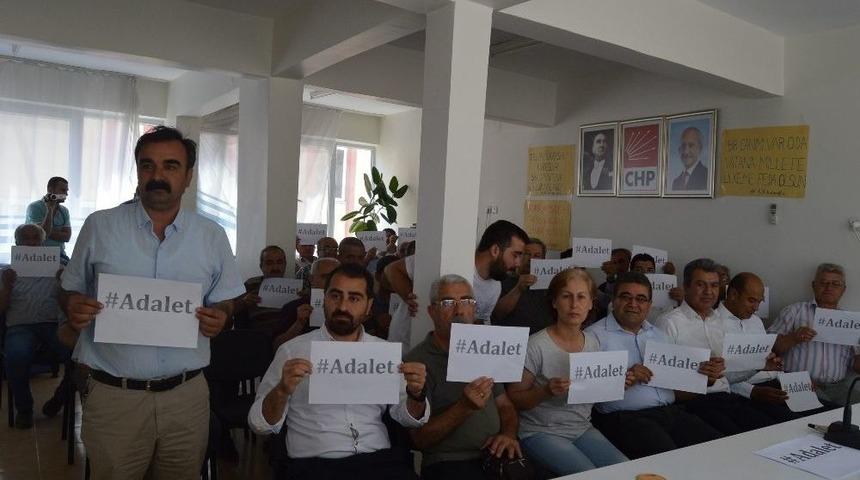 Besni Chp&rsquo;den Adalet Y&uuml;r&uuml;y&uuml;ş&uuml;ne Destek