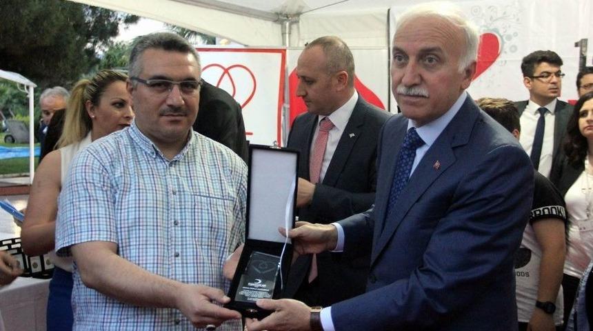 Samsun&rsquo;da Kan Bağış&ccedil;ıları &Ouml;d&uuml;llendirildi