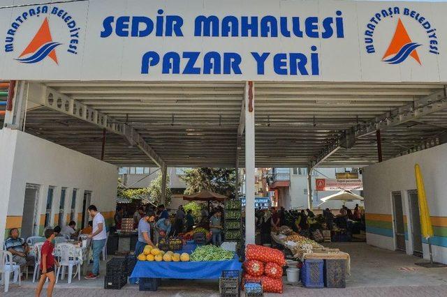 Muratpaşa&rsquo;da Sedir Mahallesi Kapalı Pazar Yeri A&ccedil;ıldı 2
