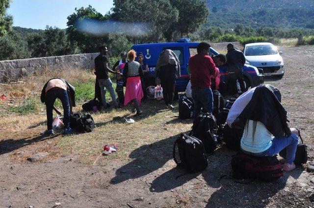 Çanakkale’de 59 Göçmen Ege Denizi’ne Açılamadan Yakalandı 2