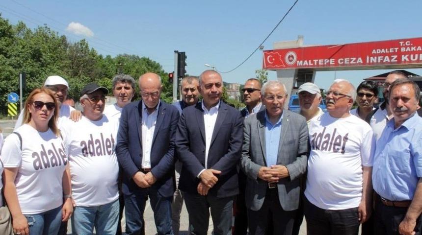 Chp İstanbul Milletvekili G&uuml;rsel Tekin, Enis Berberoğlu&rsquo;nu Ziyaret Etti