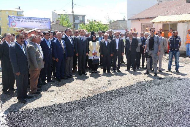 Ağrı Belediyesi Asfalt Çalışmalarına Başladı