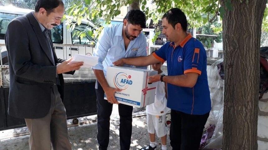 Denizli Afad&rsquo;dan Suriyelilere Gıda Yardımı