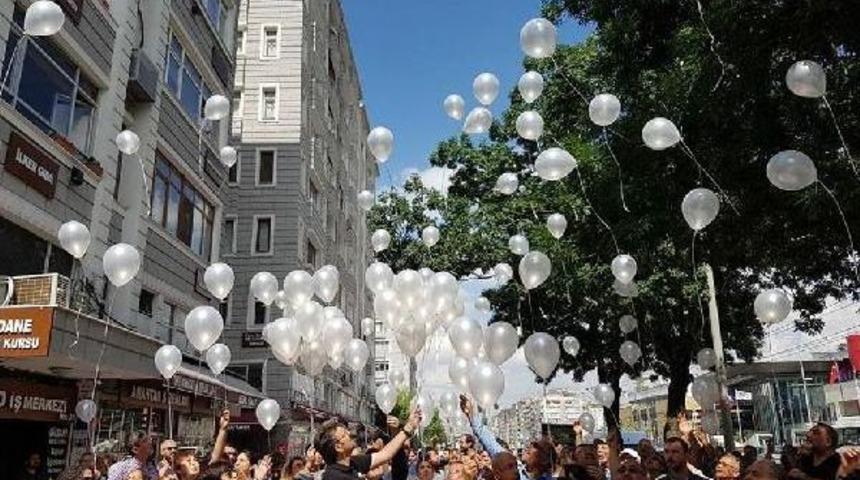 Nuriye G&uuml;lmen Ve Semih &Ouml;zak&ccedil;a&rsquo;Ya Destek I&ccedil;in G&ouml;ky&uuml;z&uuml;ne 100 Balon