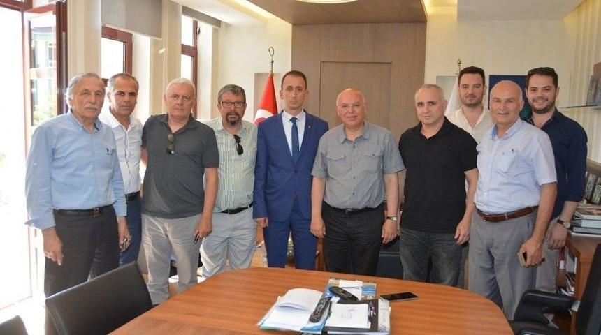 Tekirdağspor&rsquo;un Yeni Y&ouml;netiminden Başkan Eşkinat&rsquo;a Ziyaret