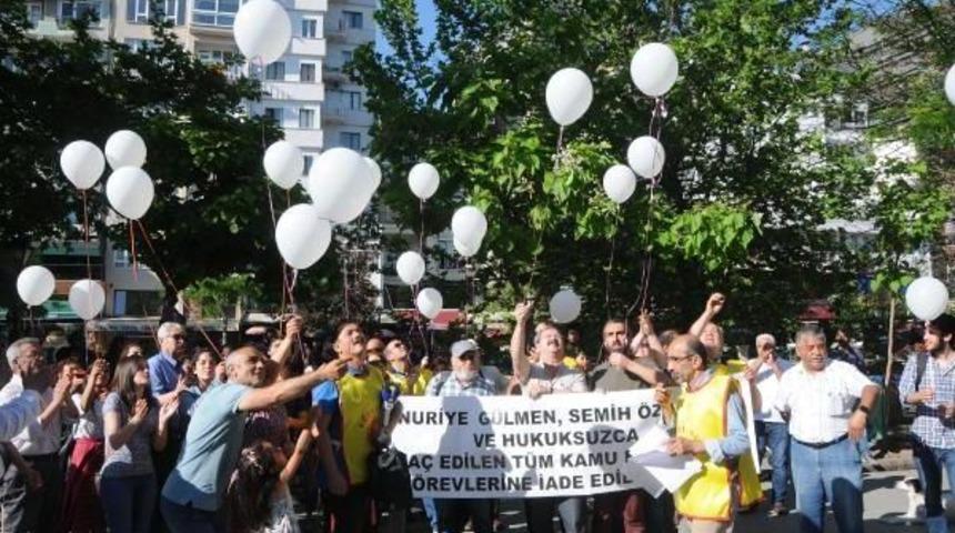 G&uuml;lmen Ve &Ouml;zak&ccedil;a I&ccedil;in Beyaz Balonlu Eylem