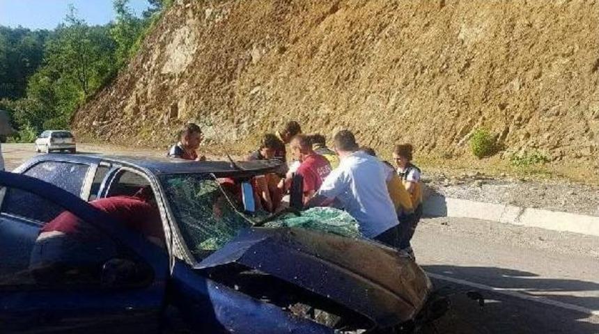 Zonguldak'ta Kaza: 2 Yaralı