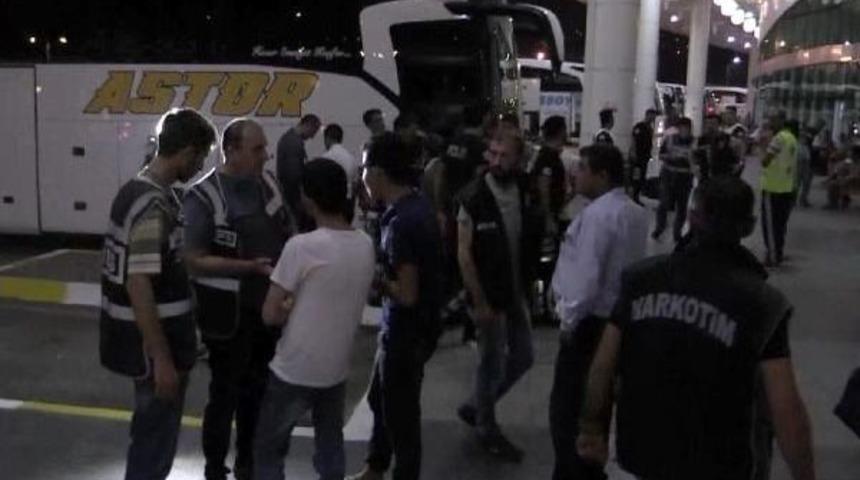 Otob&uuml;s Terminalinde Drone Ile Uygulama