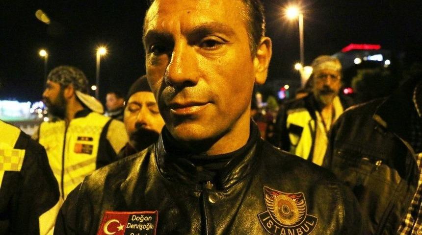 Motorculardan E-5&rsquo;te Konvoylu Eylem