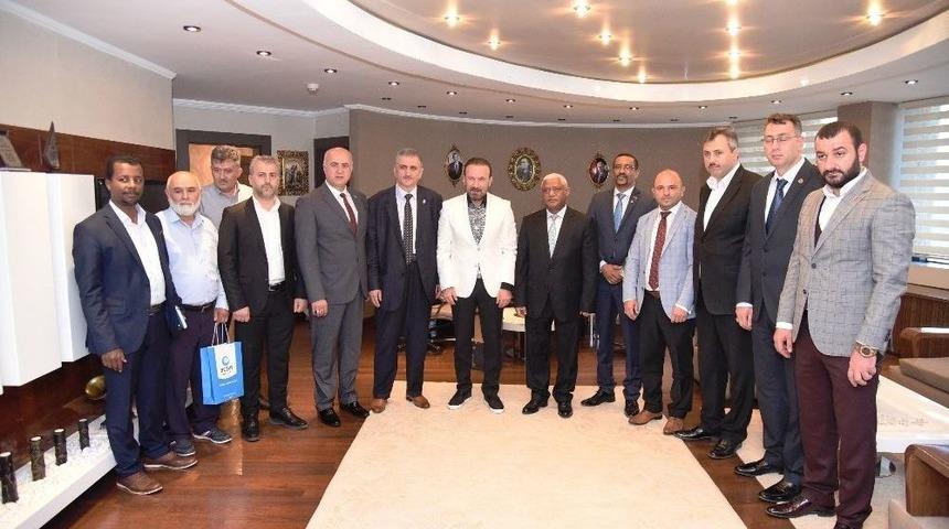 Etiyopya B&uuml;y&uuml;kel&ccedil;isi Başkan Doğan&rsquo;ı Ziyaret Etti