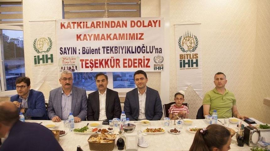 Ahlat&rsquo;taki Yetim Aileler İftarda Buluştu